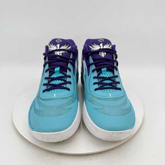 Puma MB.02 Queen City Men Size 11.5 379779-01 Team Violet Blue White Shoes - Picture 2 of 11